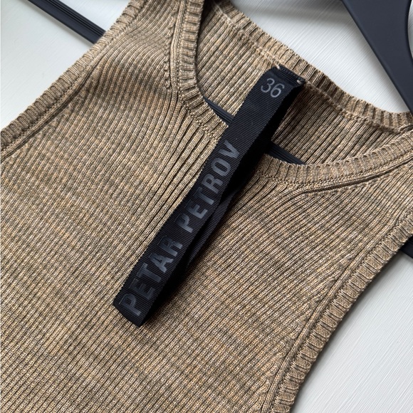 PETAR PETROV Fitted Silk Midi Dress - Picture 8 of 9